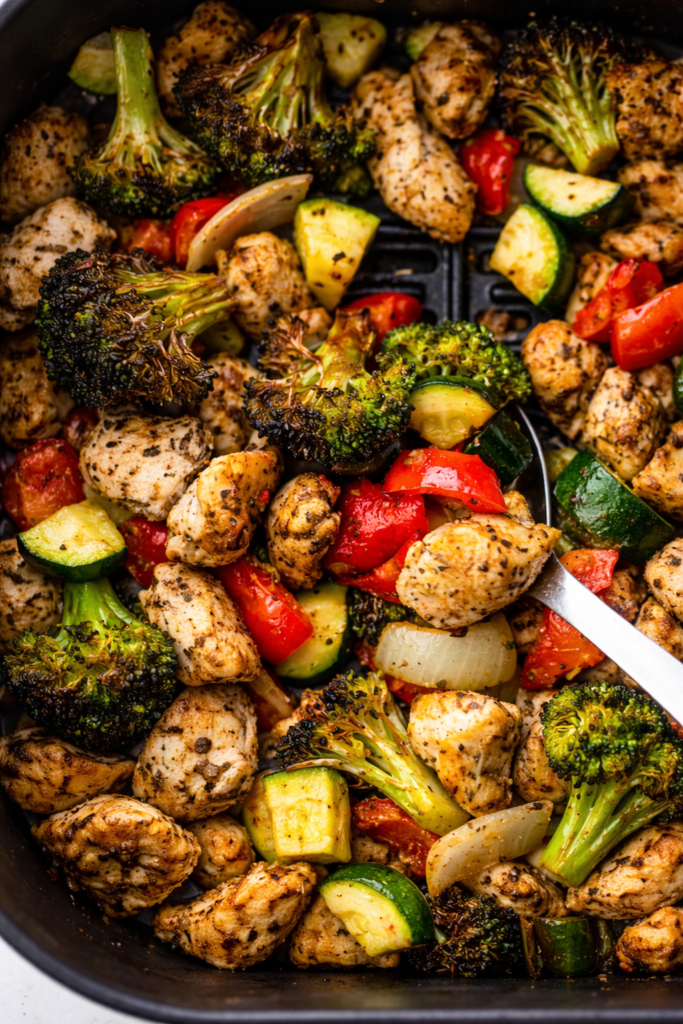 Air Fryer Chicken and Veggie Webxo 3