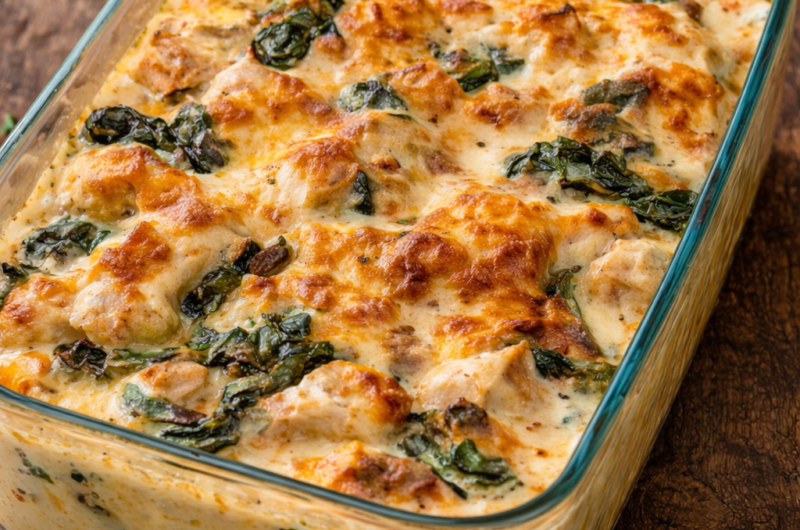 Keto Chicken Cheese Bake Webxo 1