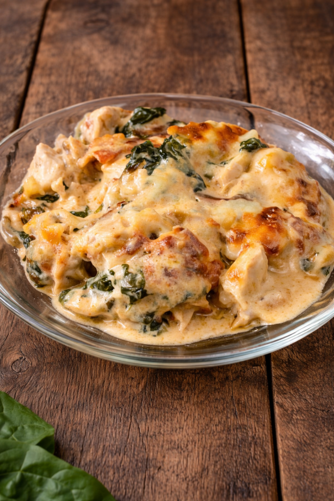 Keto Chicken Cheese Bake