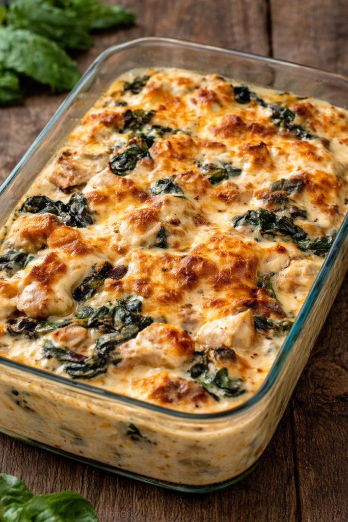 Keto Chicken Cheese Bake