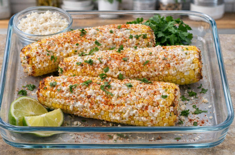 Air Fryer Mexican Street Corn Webxo 2