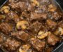 Slow Cooker Beef Tips with Mushrooms