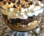 Chocolate Peanut Butter Brownie Trifle