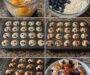 Fluffy Blueberry Cottage Cheese Pancake Bites