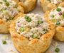 Golden Puff Pastry Chicken Salad Bites