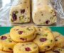 Cranberry Pistachio Shortbread Cookies