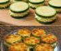 High Protein Cheesy Zucchini Skillet Bites