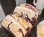 Sourdough Discard Lemonย Blueberry Bread